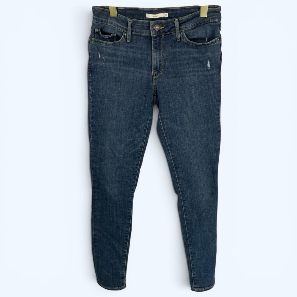 Levi's Women's 711 Skinny Jeans Mid Rise 28x29 (tag size 28x30)